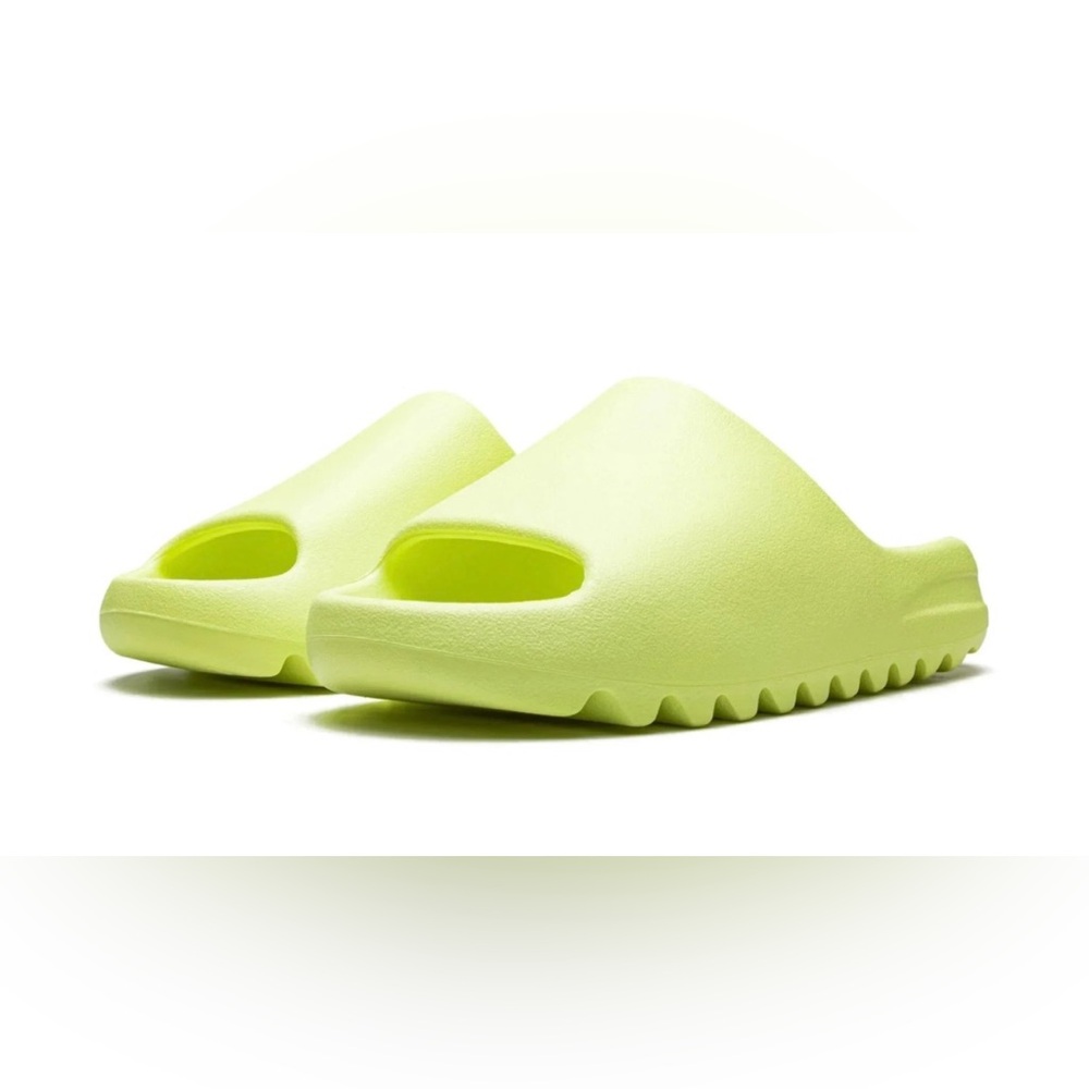 adidas YEEZY Glow Green Slides